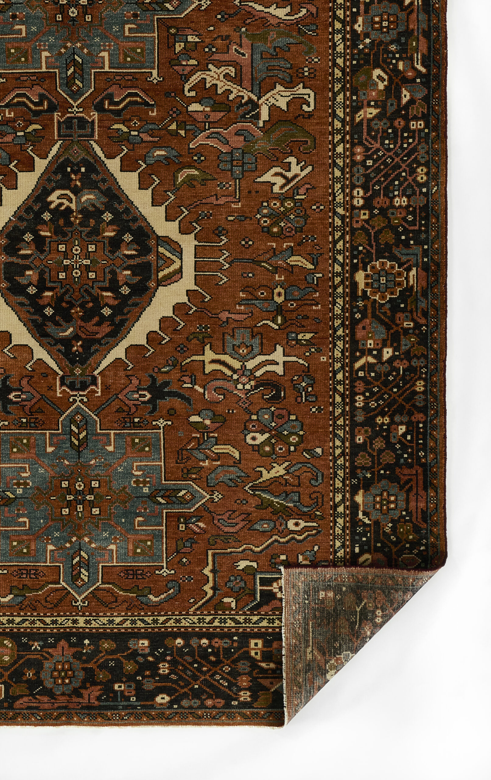 Momeni Karajeh KAJ-1 Red Area Rug - Image 3