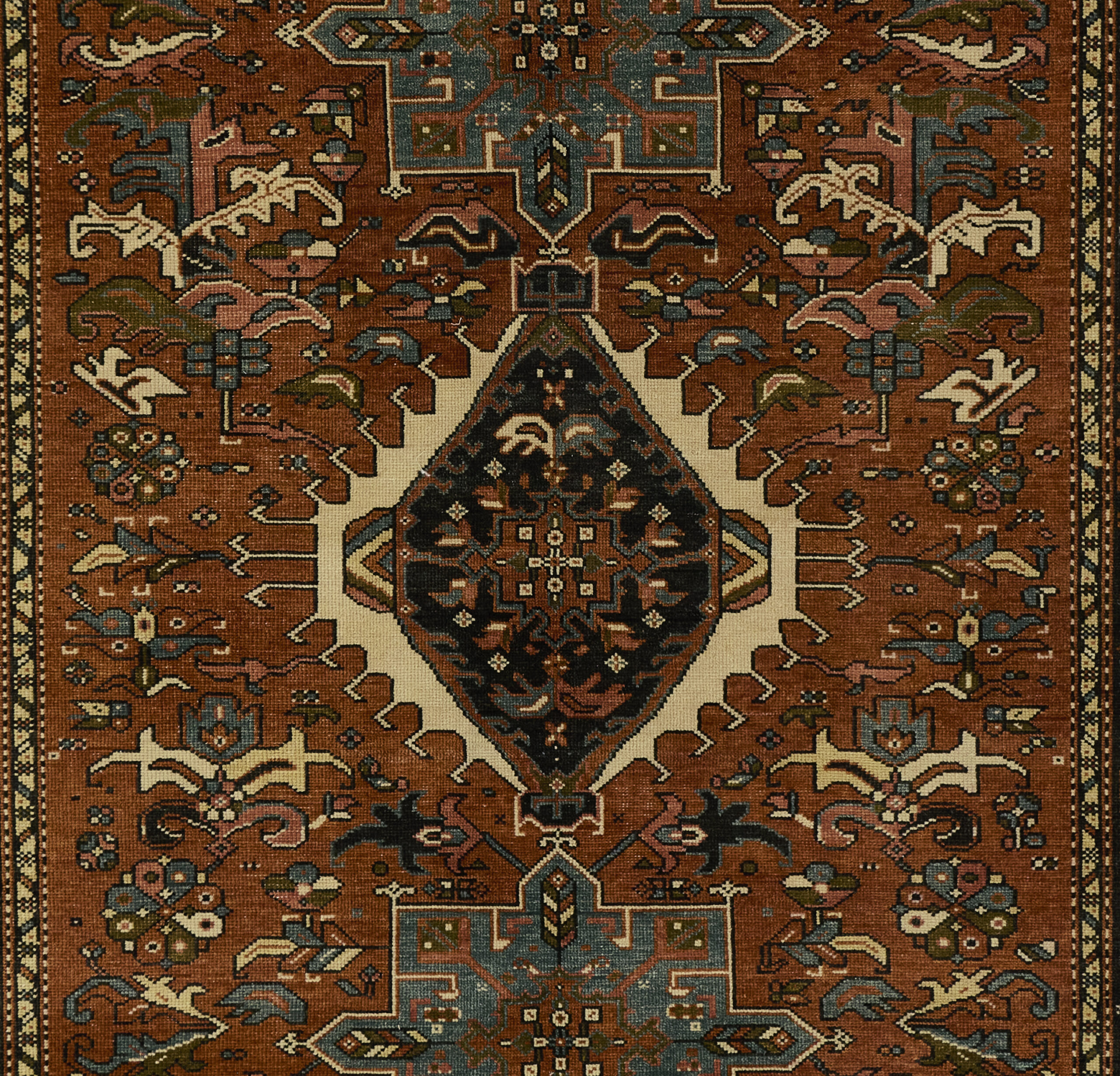 Momeni Karajeh KAJ-1 Red Area Rug - Image 6