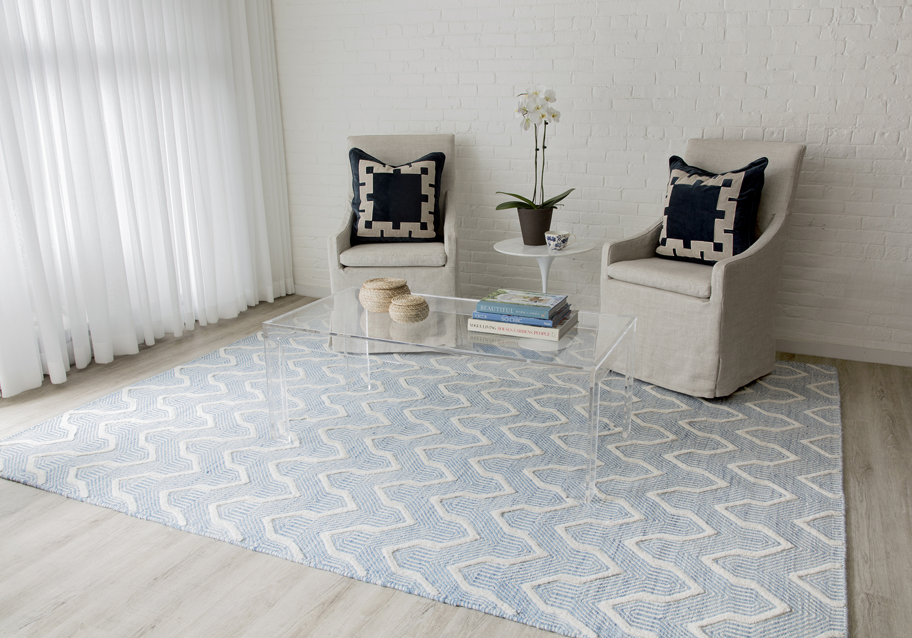 Erin Gates Langdon LGD-1 Blue Area Rug - Image 6
