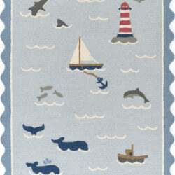 Momeni Lily LIY-7 Blue Area Rug