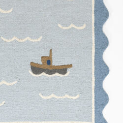 Alternative view of Momeni Lily LIY-7 Blue Area Rug