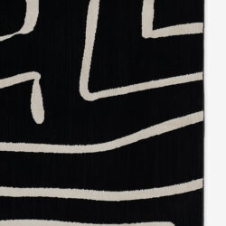 Alternative view of Momeni Noho NO-04 Black Area Rug