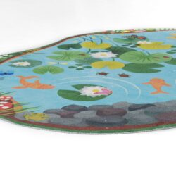 Alternative view of Momeni Playground PLY-1 Blue Area Rug