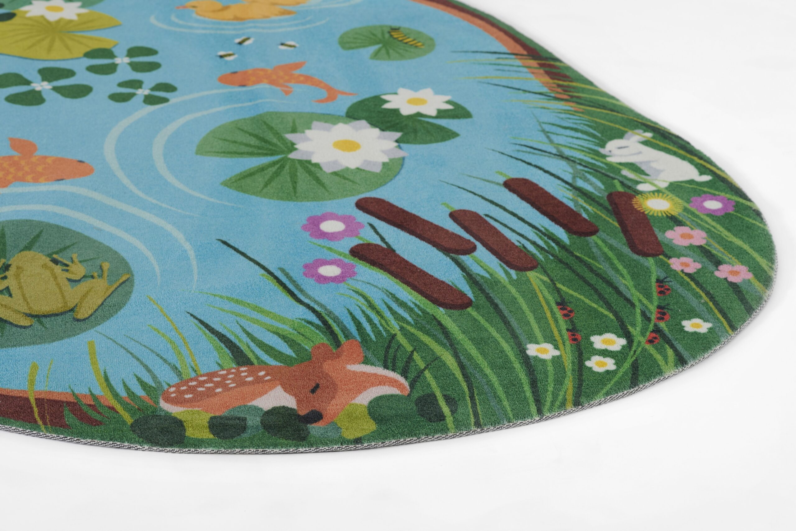 Momeni Playground PLY-1 Blue Area Rug - Image 5