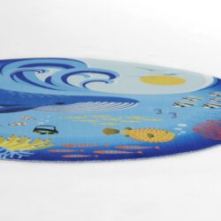 Alternative view of Momeni Playground PLY-3 Blue Area Rug