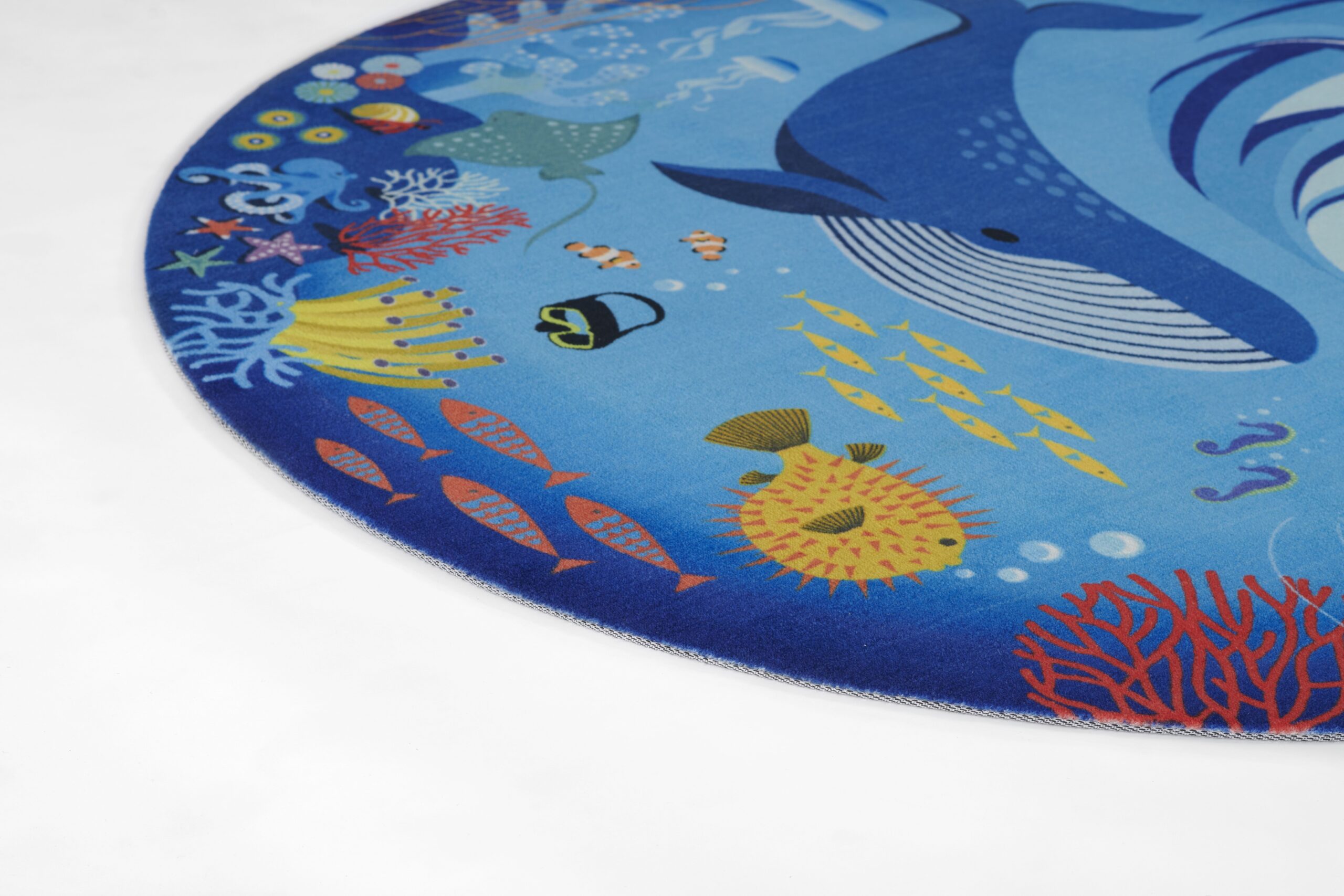 Momeni Playground PLY-3 Blue Area Rug - Image 6