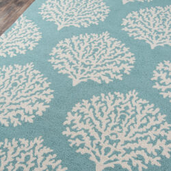 Alternative view of Momeni Veranda VR-45 Aqua Area Rug