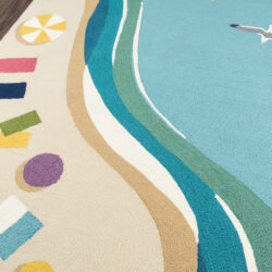 Alternative view of Momeni Veranda VR-63 Blue Area Rug