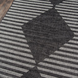 Alternative view of Novogratz Villa VI-07 Charcoal Area Rug