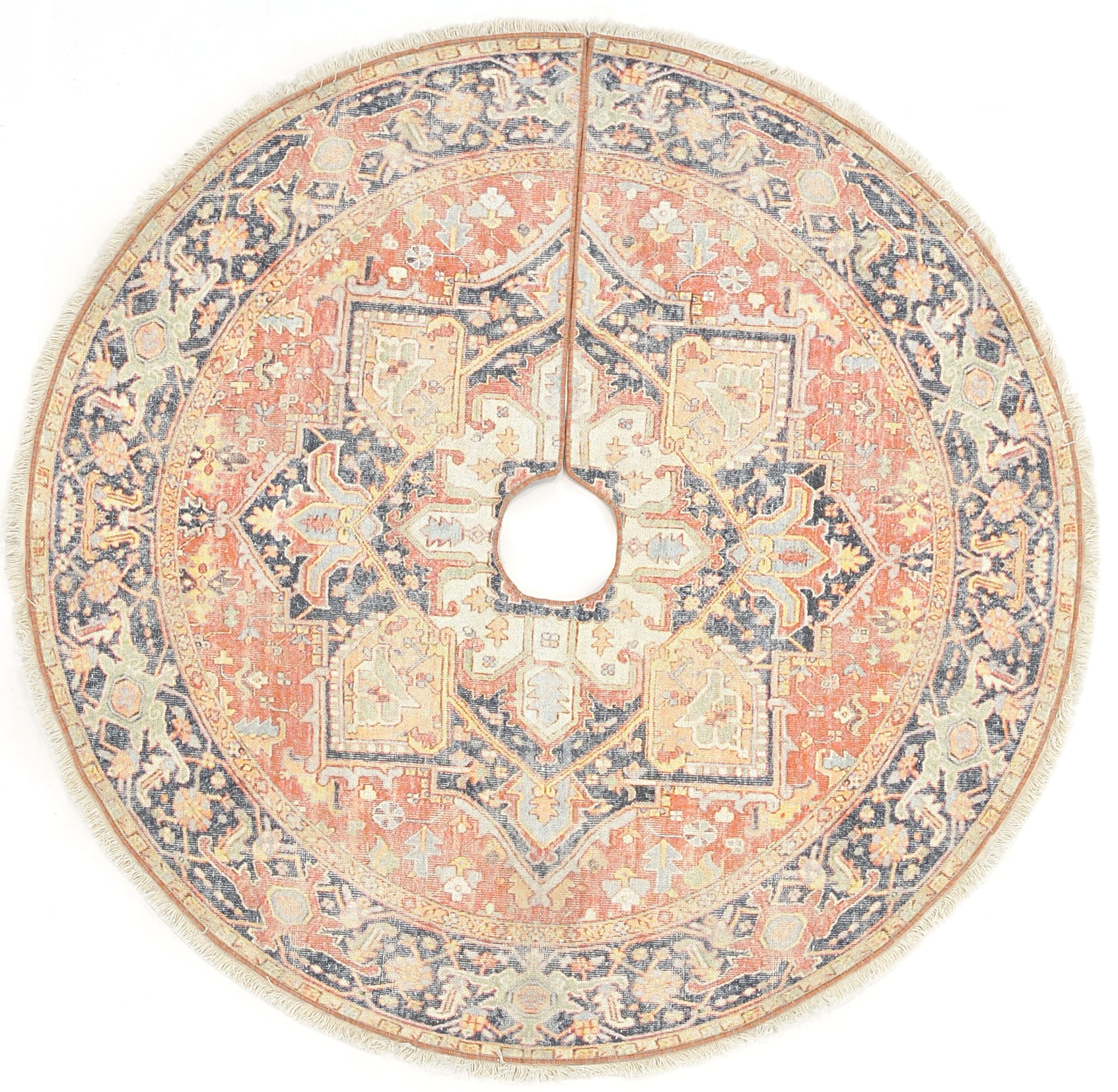 Momeni Vintage Tree Skirt VTS-1 Red Area Rug