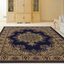 Alternative view of Radici USA Castello 1191/224 NAVY Area Rug