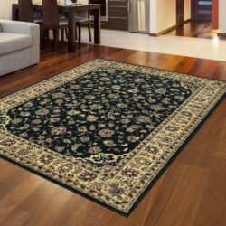Alternative view of Radici USA Castello 953/133 BLACK Area Rug