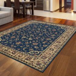 Alternative view of Radici USA Castello 953/134 NAVY Area Rug