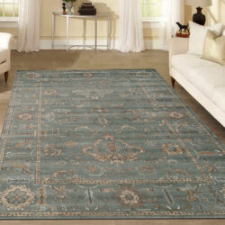 Alternative view of Radici USA Colosseo 3562/005 GREEN Area Rug