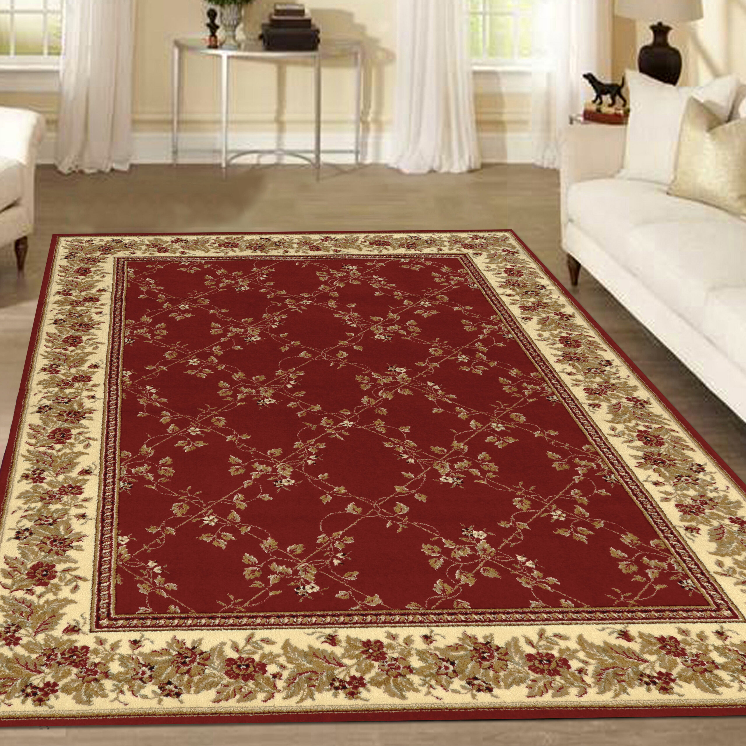 Radici USA Como 1590/100 RED Area Rug - Image 2
