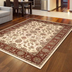 Alternative view of Radici USA Como 1592/105 IVORY/BRICK Area Rug