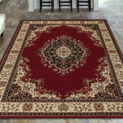 Alternative view of Radici USA Como 1595/123 RED Area Rug
