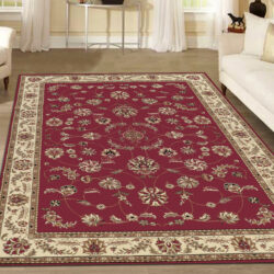 Alternative view of Radici USA Como 1596/133 RED Area Rug