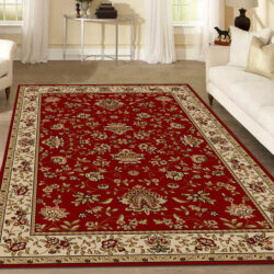 Alternative view of Radici USA Como 1597/143 RED Area Rug