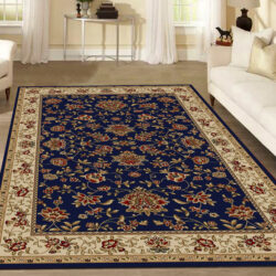 Alternative view of Radici USA Como 1597/145 NAVY Area Rug