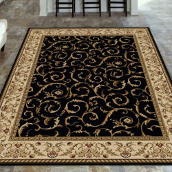 Alternative view of Radici USA Como 1599/151 BLACK Area Rug