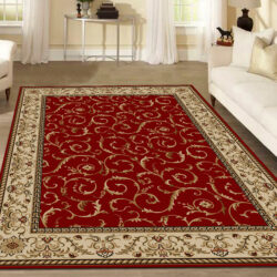 Alternative view of Radici USA Como 1599/153 RED Area Rug
