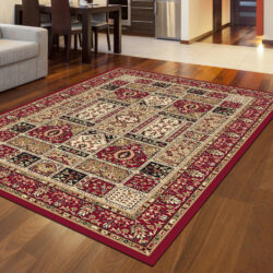 Alternative view of Radici USA Como 1834/201 RED Area Rug